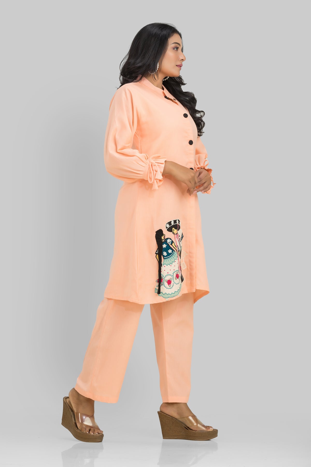 Sacred Suta Designer Cotton Kurta-Pant Set