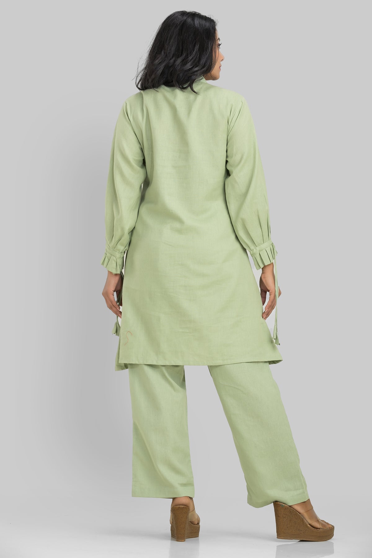 Sacred Suta Designer Cotton Kurta-Pant Set