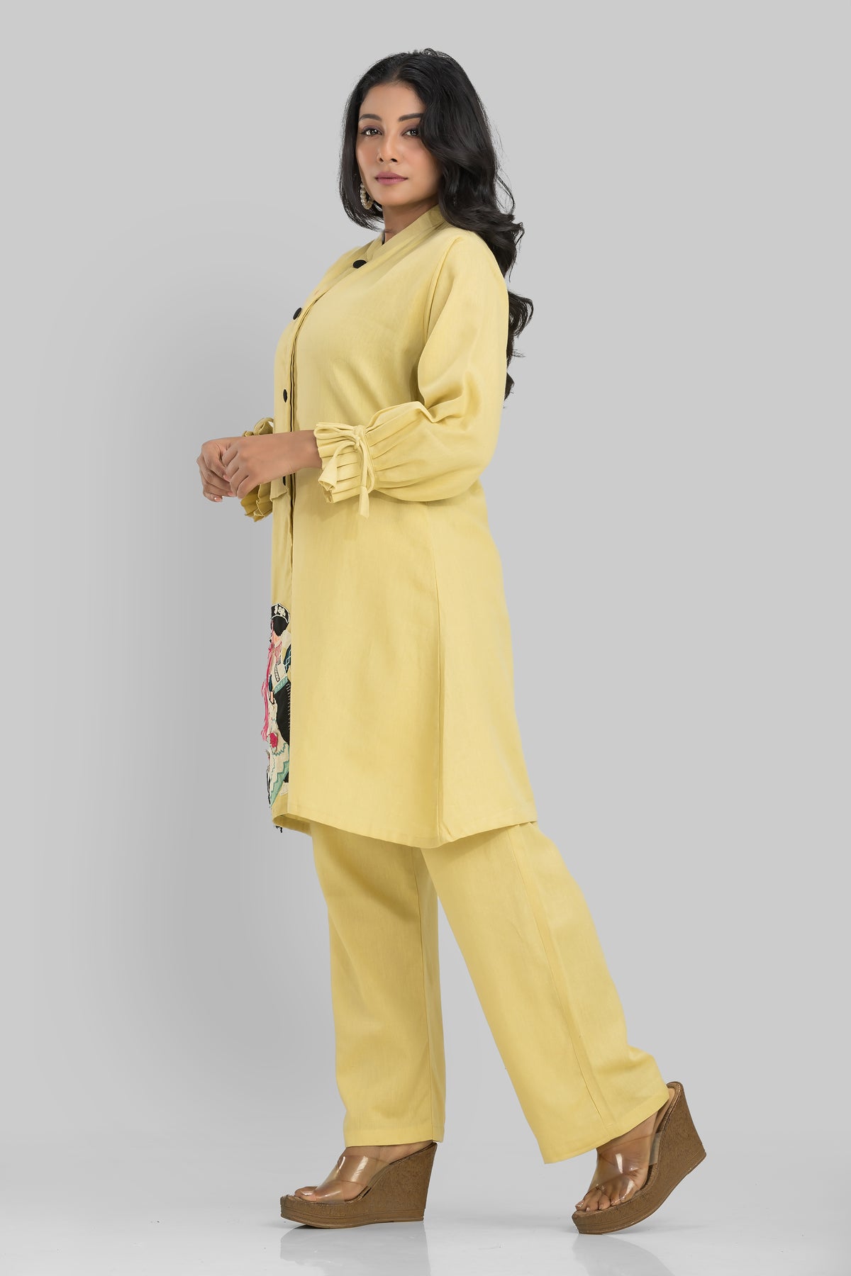 Sacred Suta Designer Cotton Kurta-Pant Set