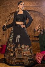 Sacred Suta 3 piece Set, Lahenga with Jacket