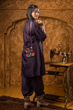 Designer Kurta Set with Matching Bag