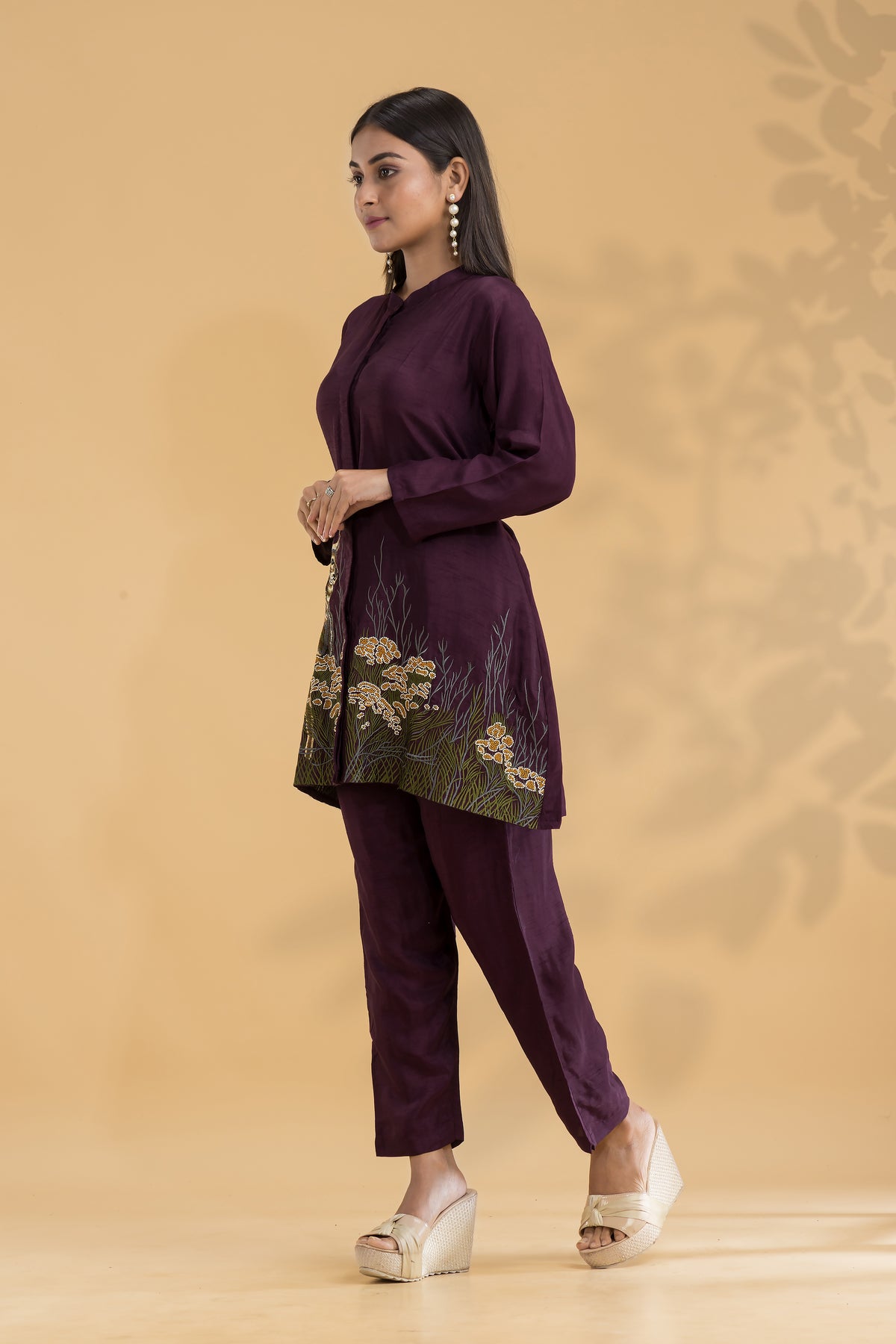 Silk Co-ord Set- Hiran