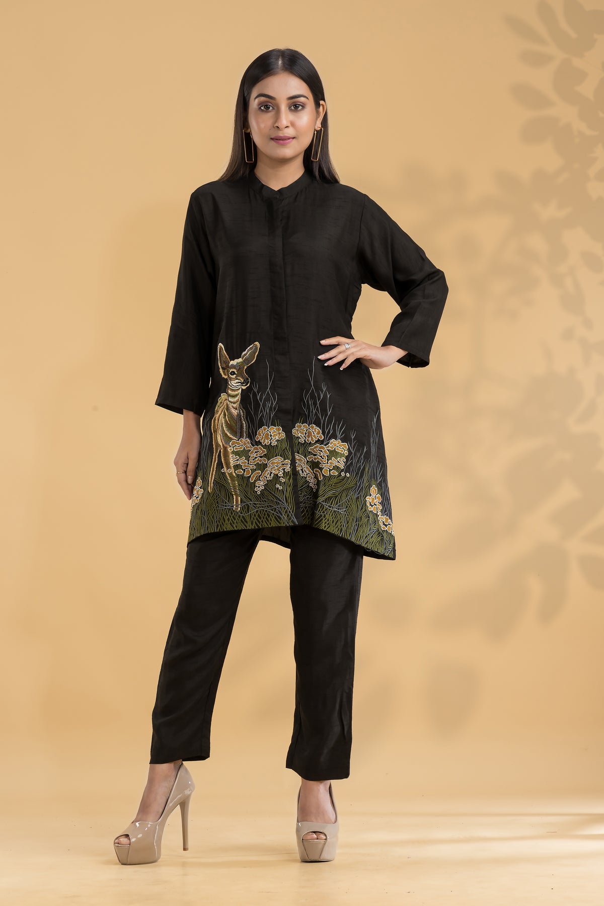 Silk Co-ord Set- Hiran