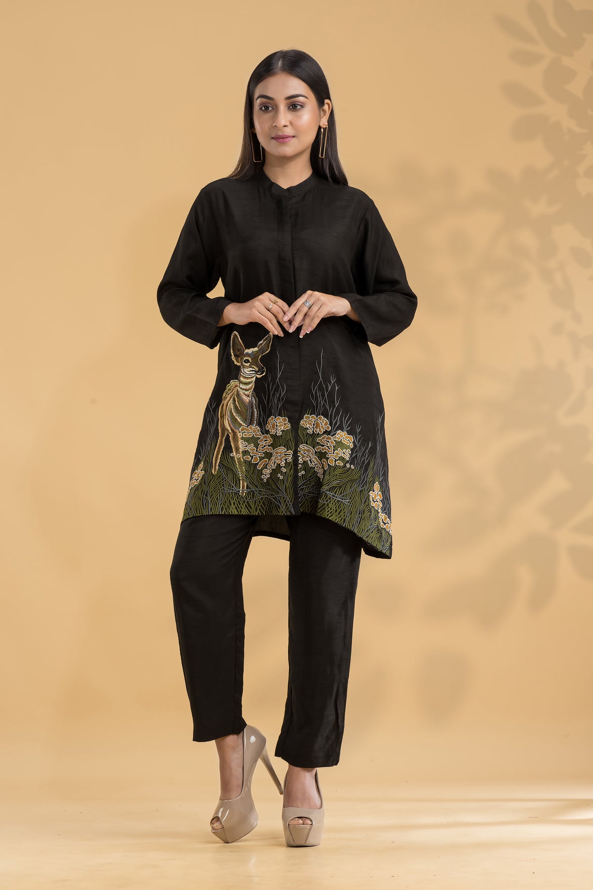 Silk Co-ord Set- Hiran