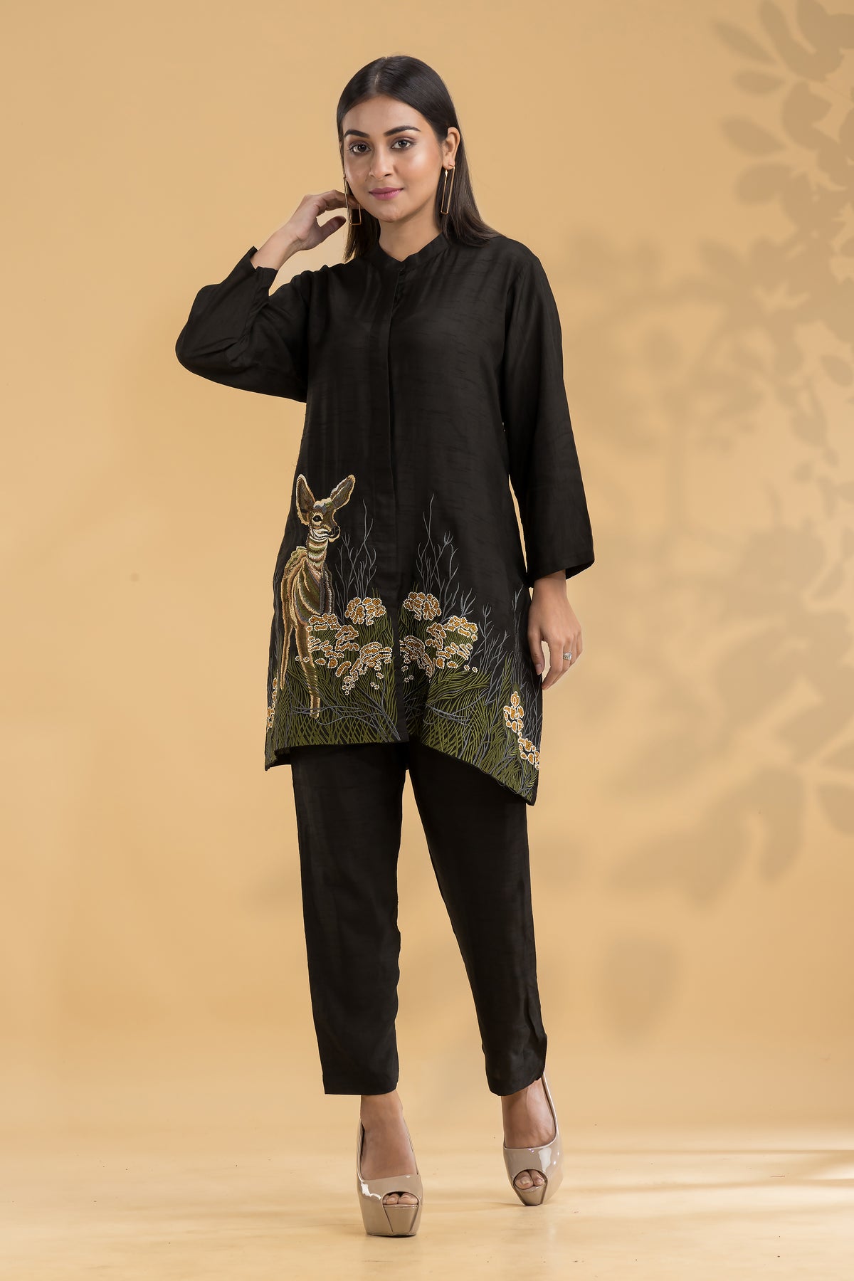 Silk Co-ord Set- Hiran