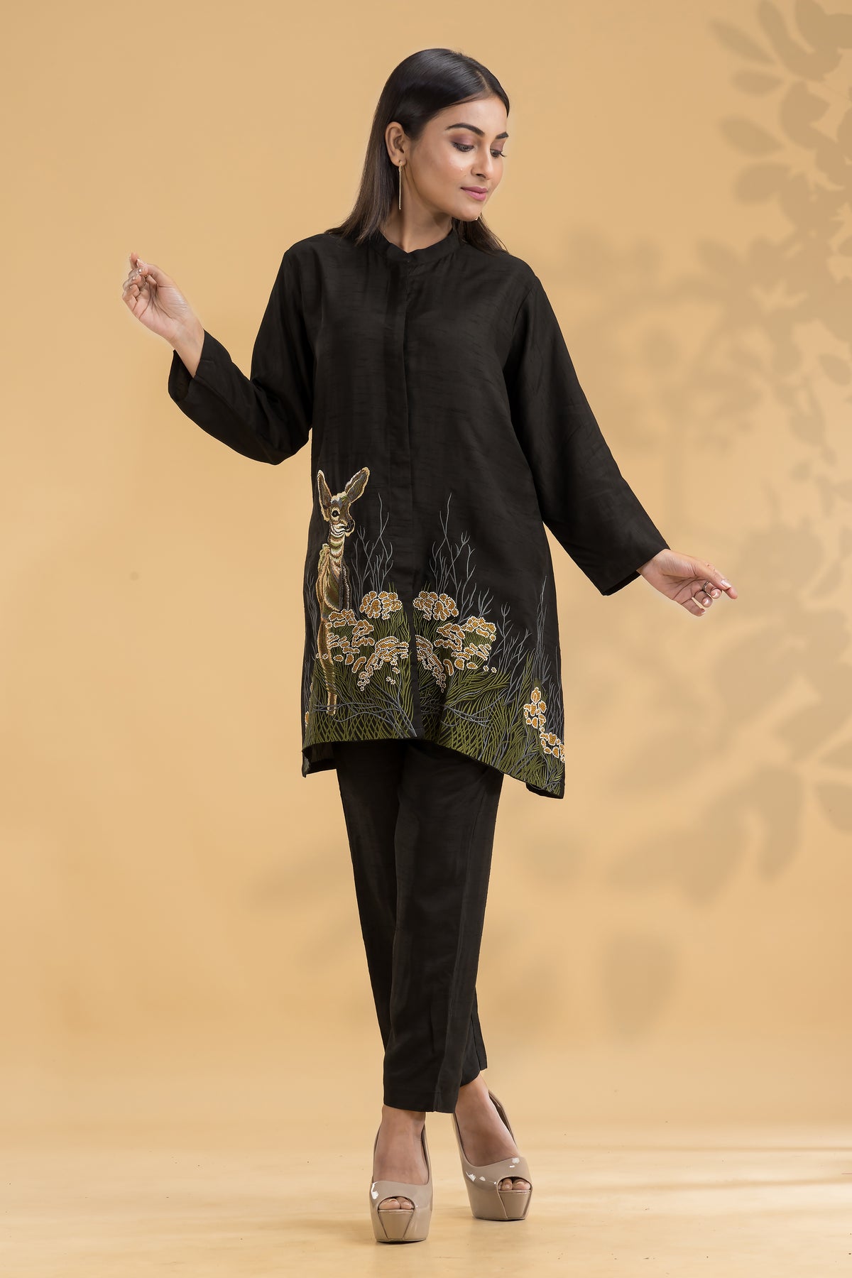 Silk Co-ord Set- Hiran