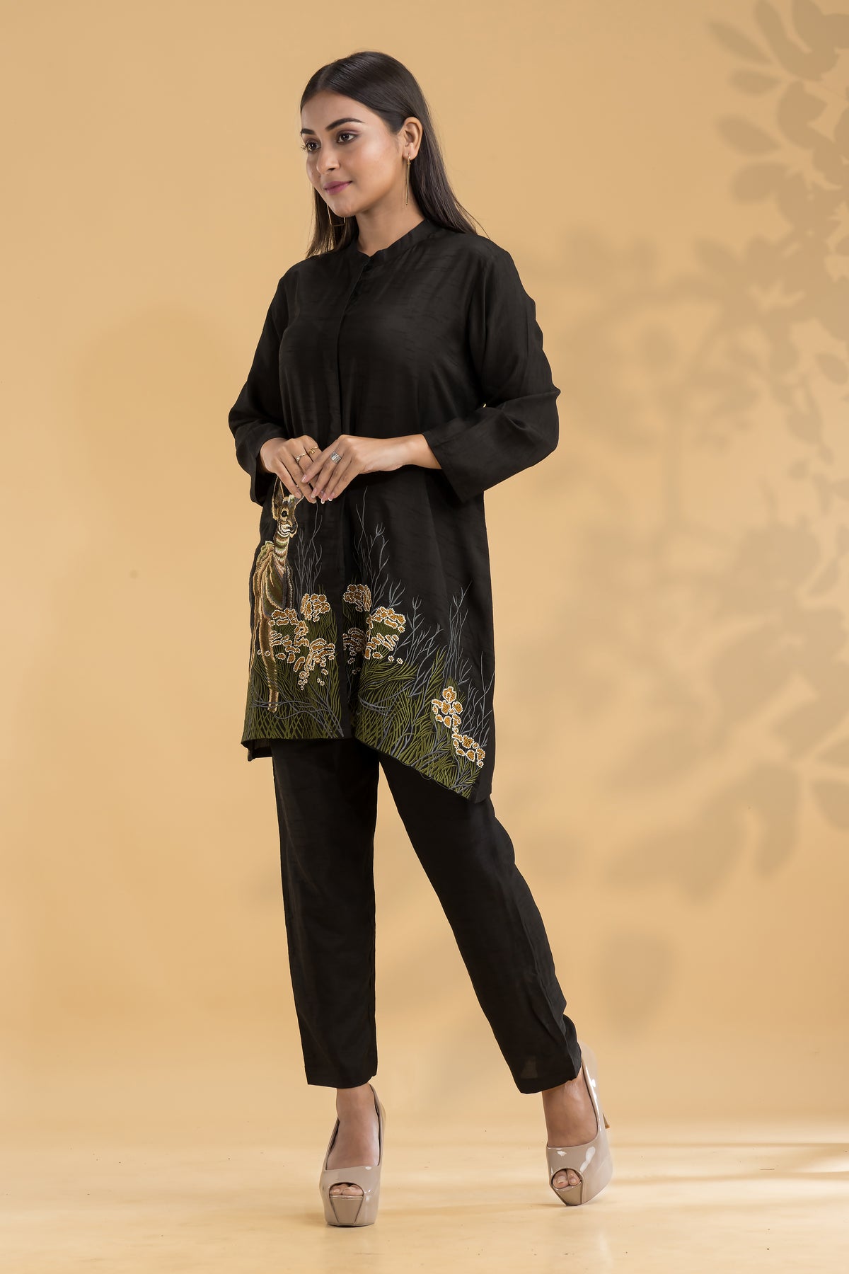 Silk Co-ord Set- Hiran