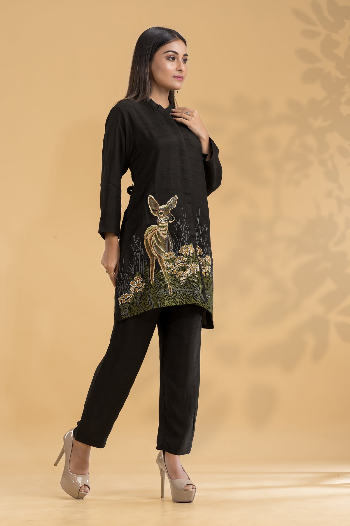 Silk Co-ord Set- Hiran