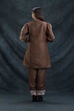 Sacred Suta Designer Co-ord Set Yoke work