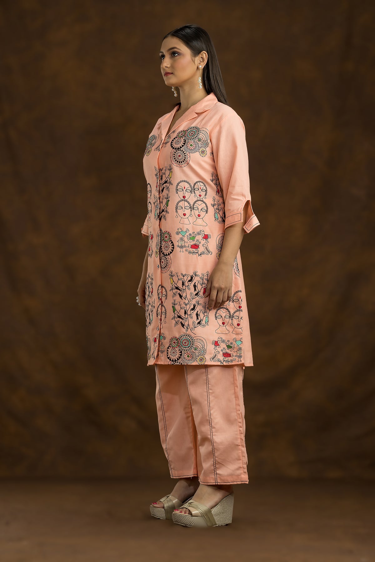 Designer Co-ord Set_Front Embroidery