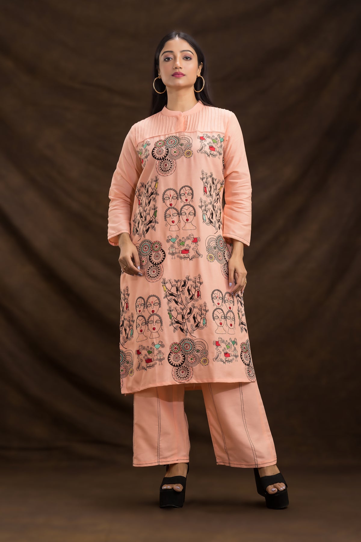 Designer Co-ord Set_Front Embroidery