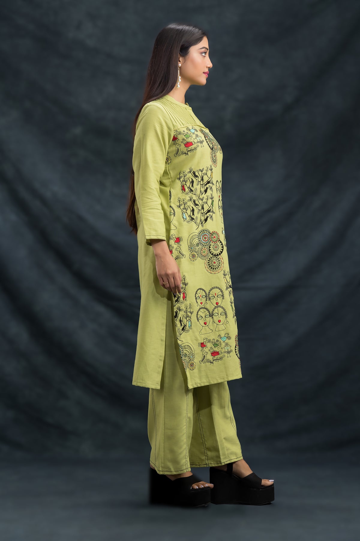 Designer Co-ord Set_Front Embroidery