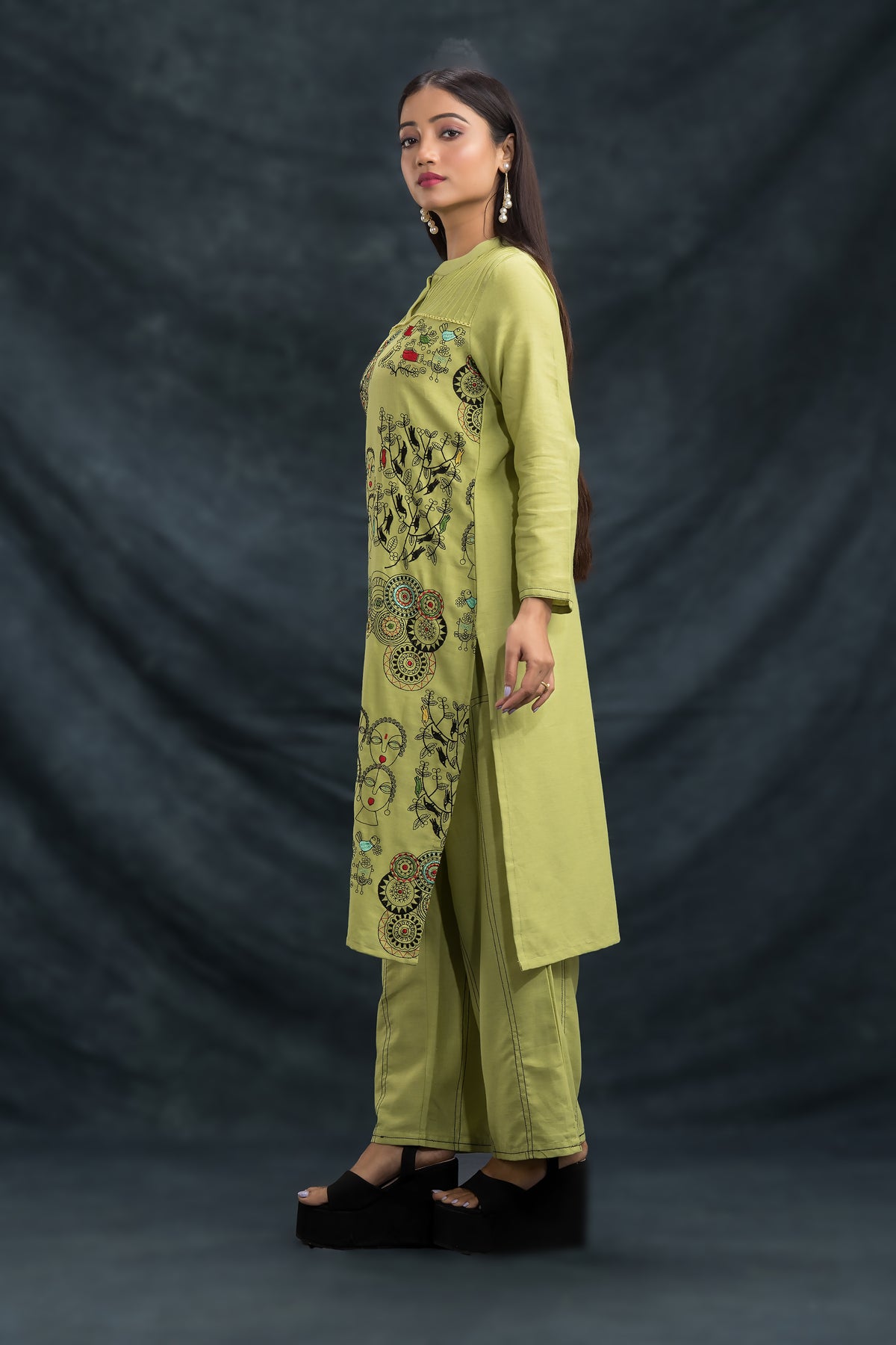 Designer Co-ord Set_Front Embroidery