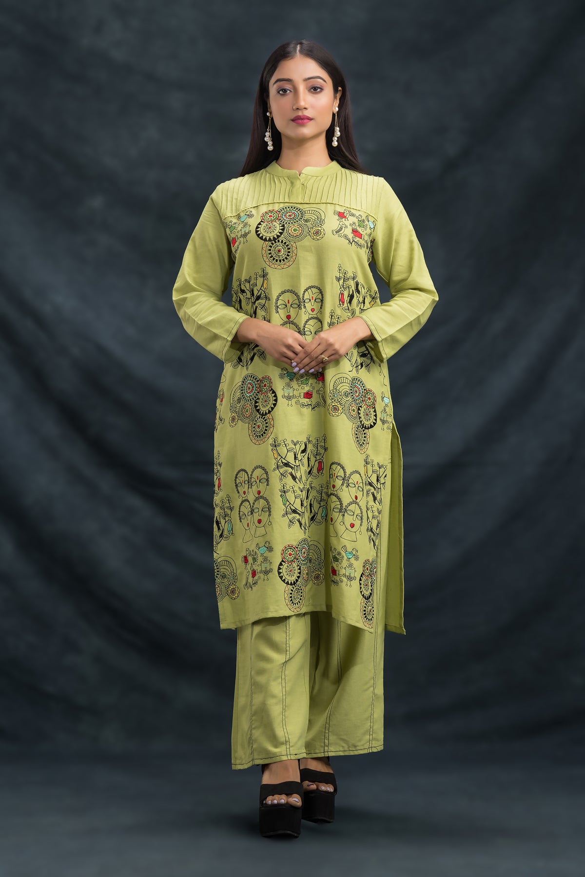 Designer Co-ord Set_Front Embroidery