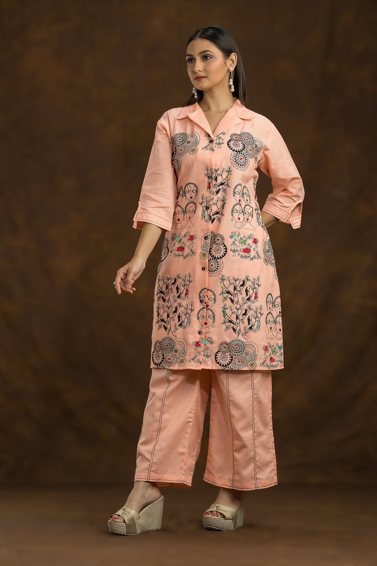 Designer Co-ord Set_Front Embroidery