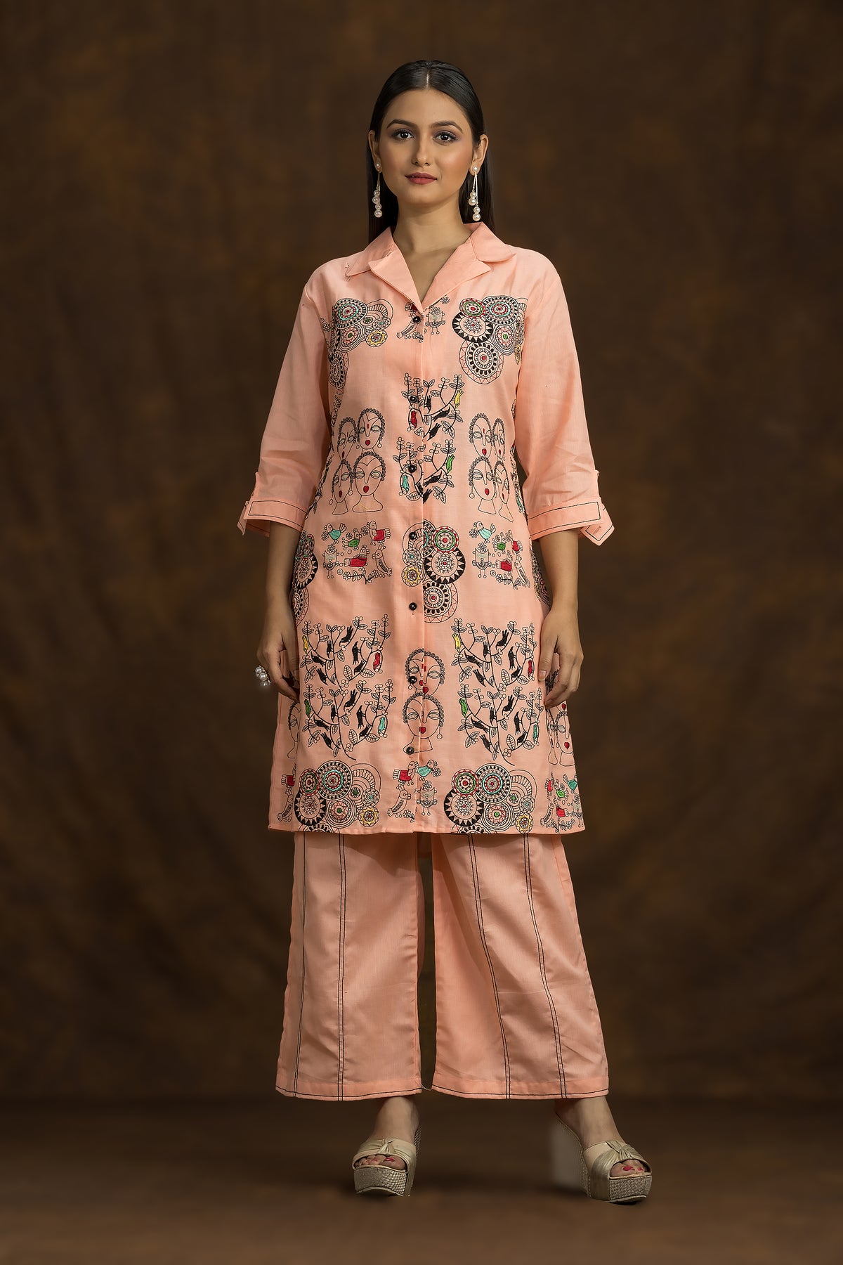 Designer Co-ord Set_Front Embroidery