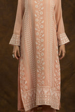 Designer Chikan kari Kurta set