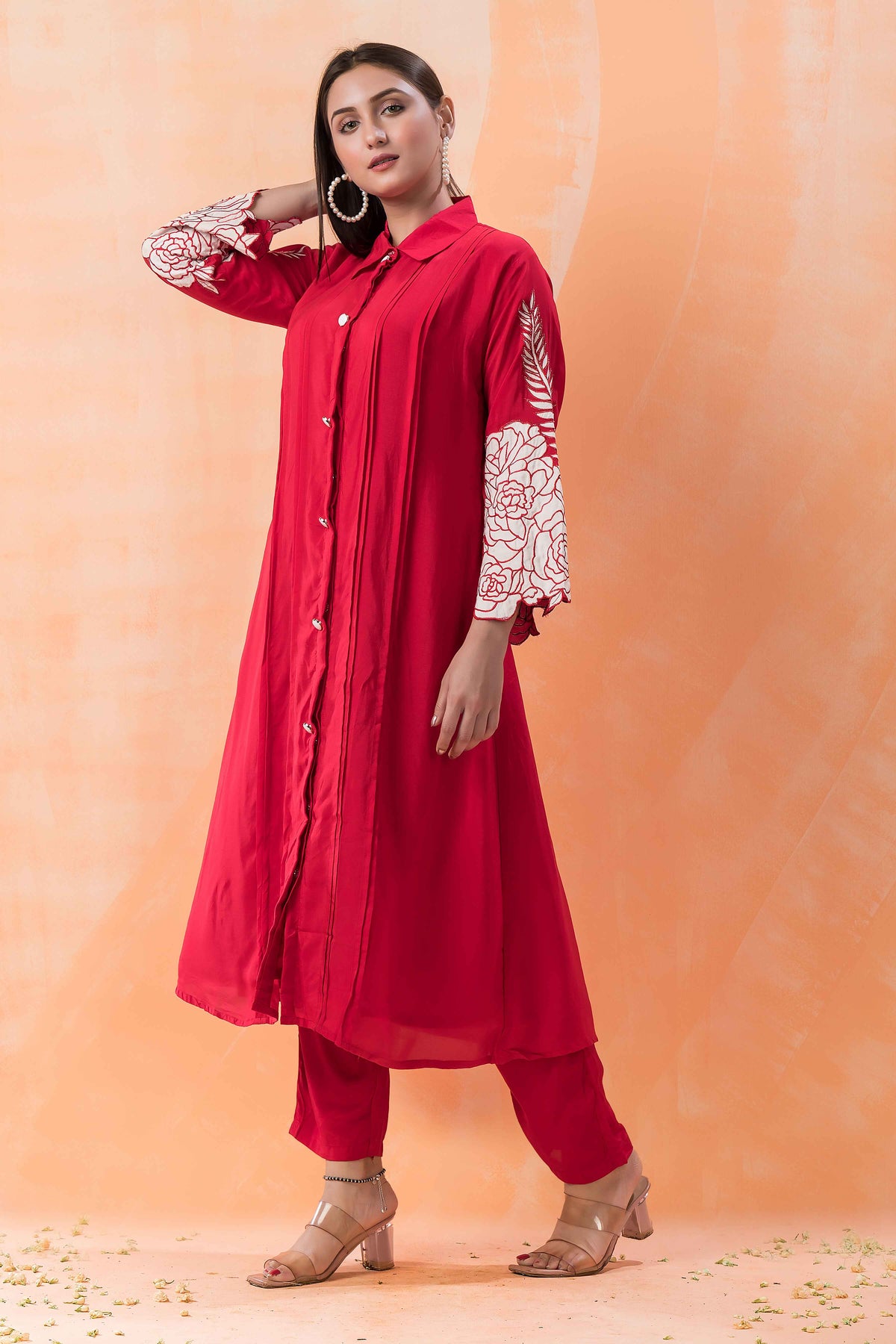 Designer Kurta Set Applique work