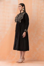 Designer Dress with Yoke work