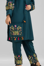 Sacred Suta Designer Kurta-Pant set with Bag