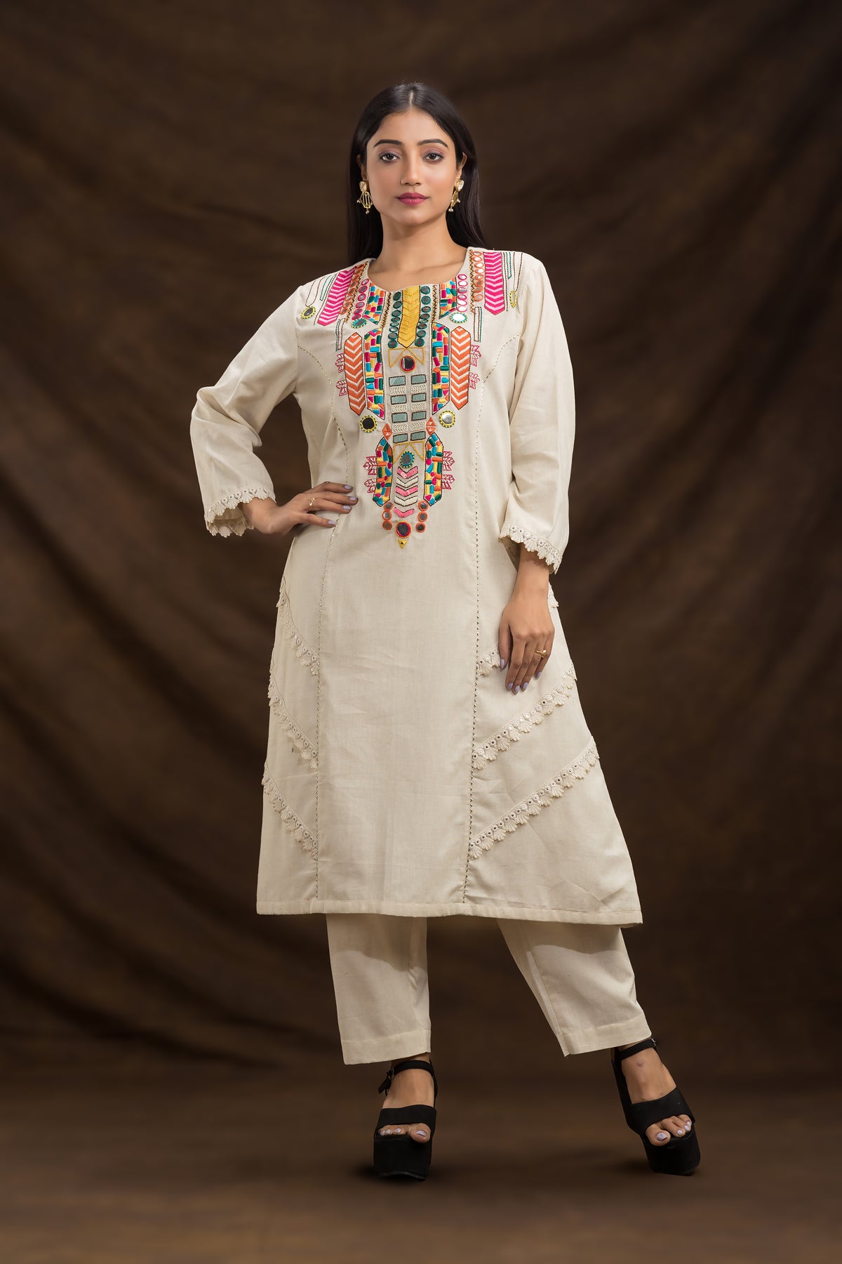 Designer Kurta Pant Set