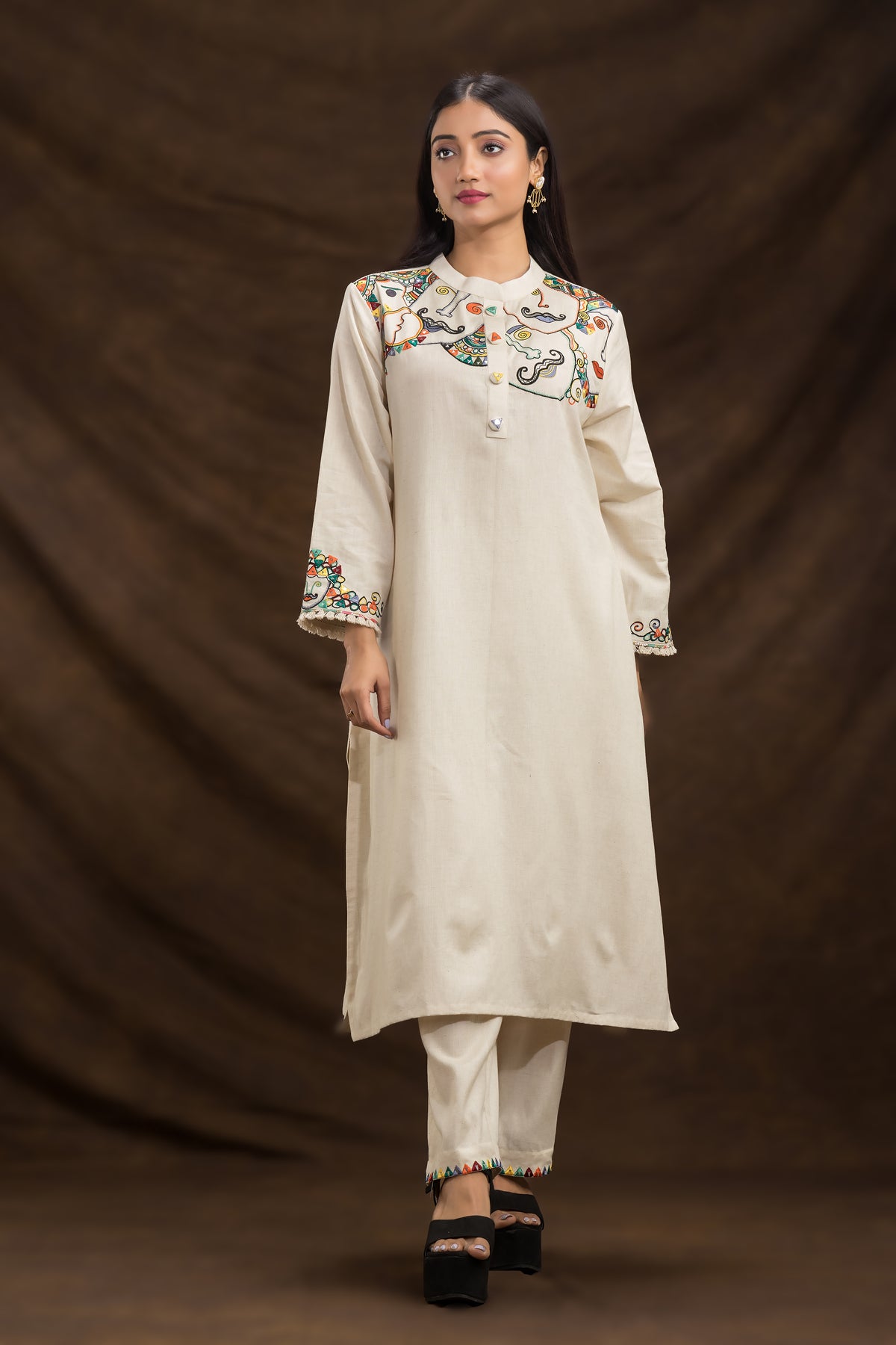 Sacred Suta Designer Kurta Pant Set