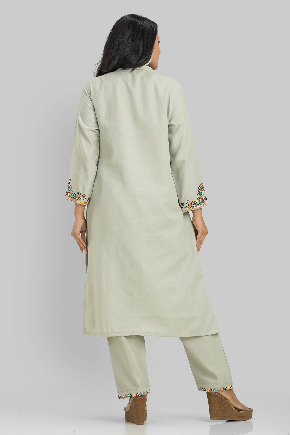 Sacred Suta Designer Kurta Pant Set