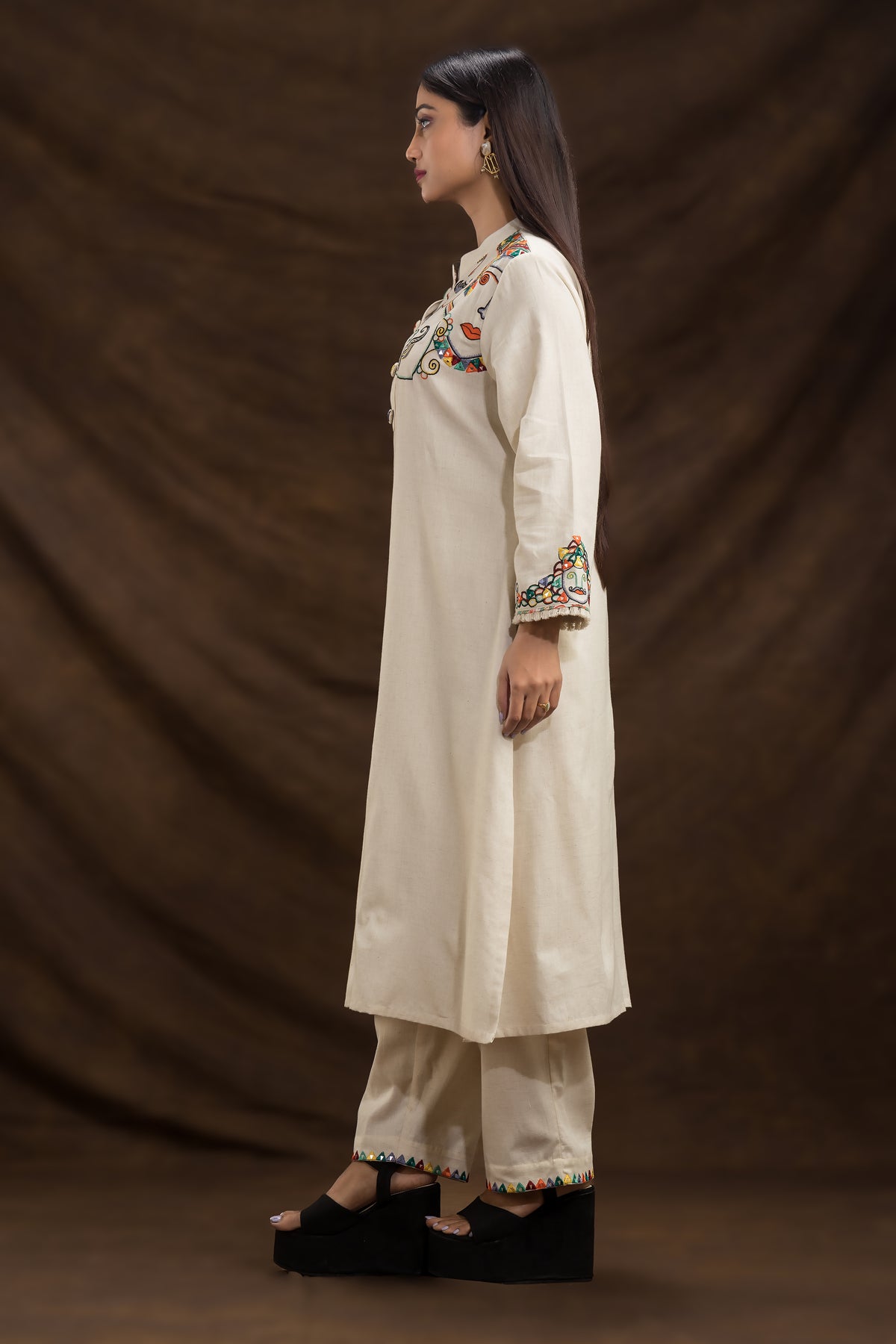 Sacred Suta Designer Kurta Pant Set