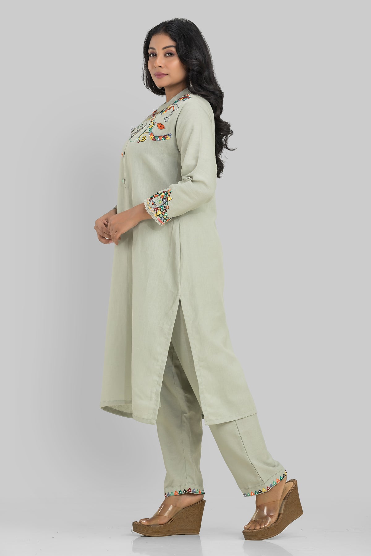 Sacred Suta Designer Kurta Pant Set