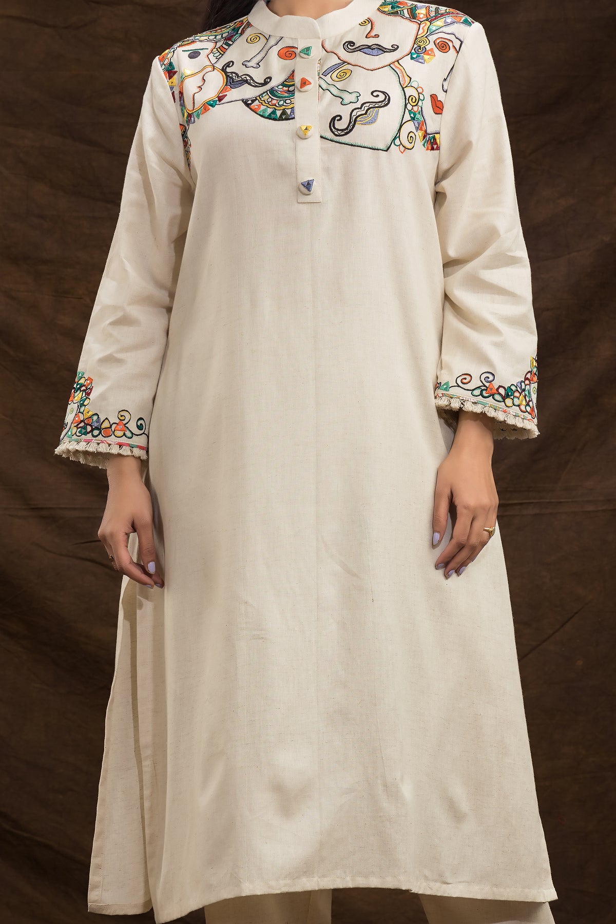 Sacred Suta Designer Kurta Pant Set