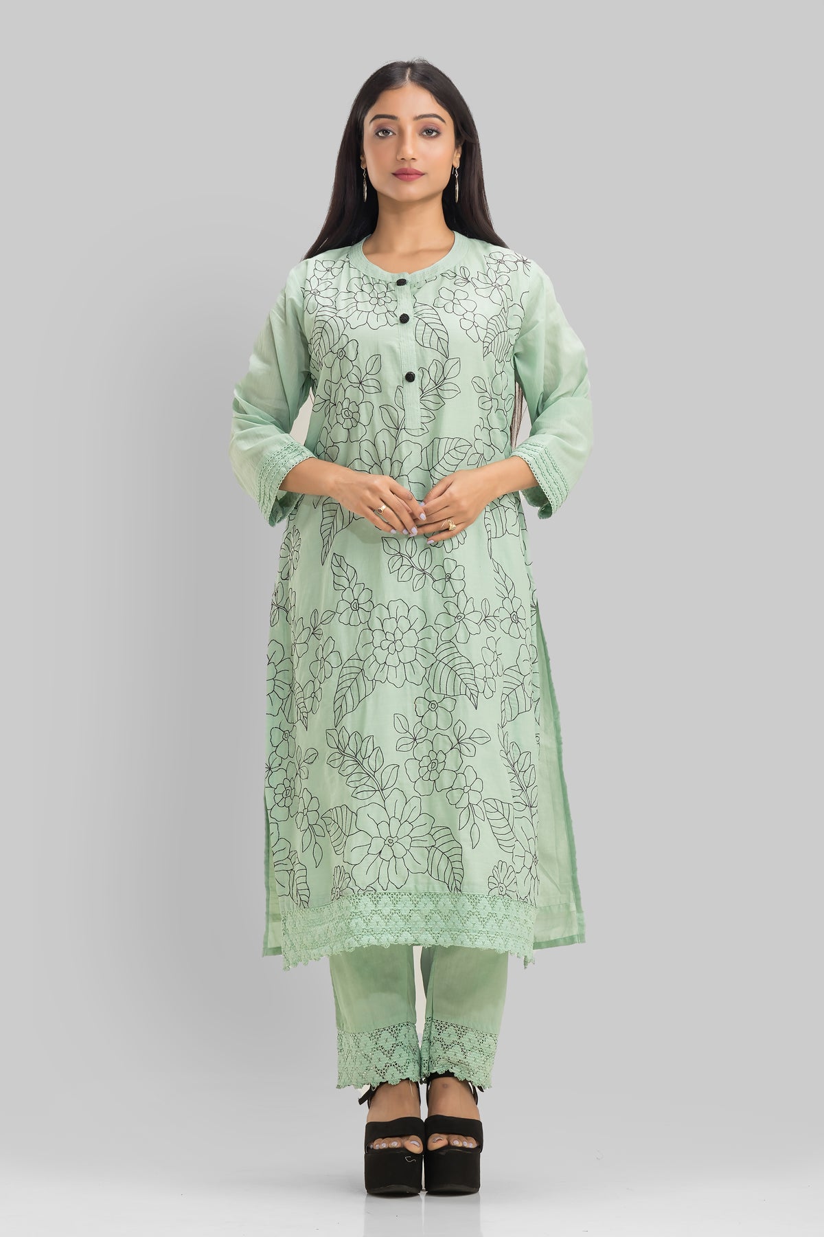 Designer Kurta-Pant Set