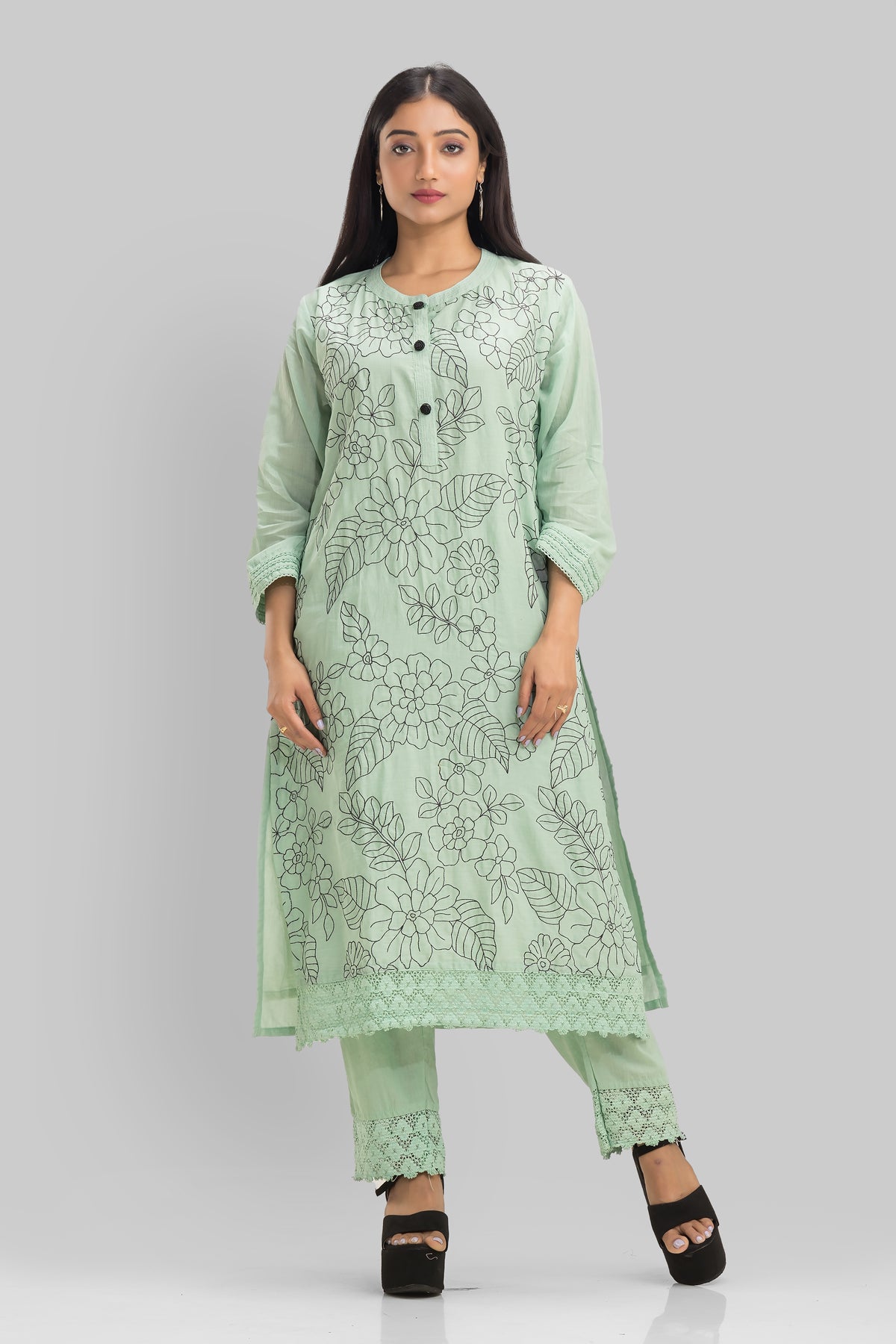 Designer Kurta-Pant Set