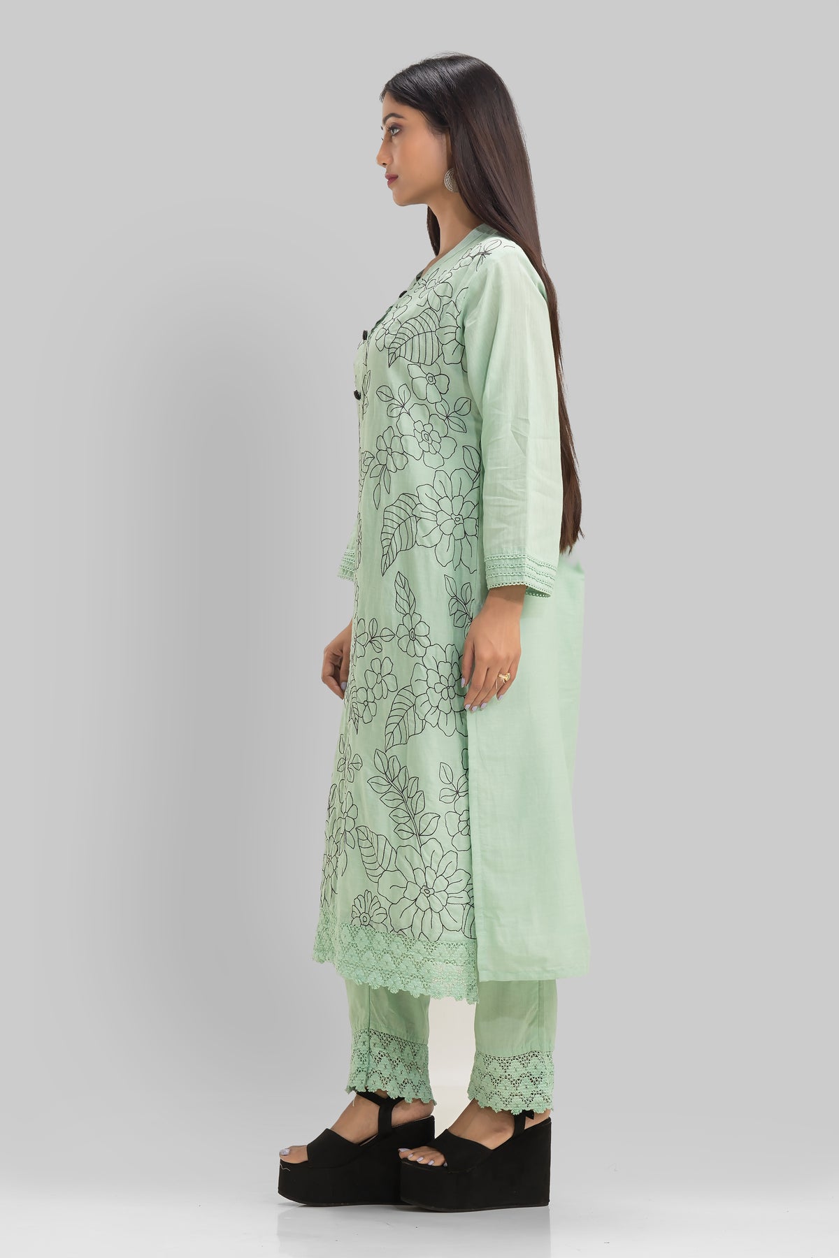 Designer Kurta-Pant Set