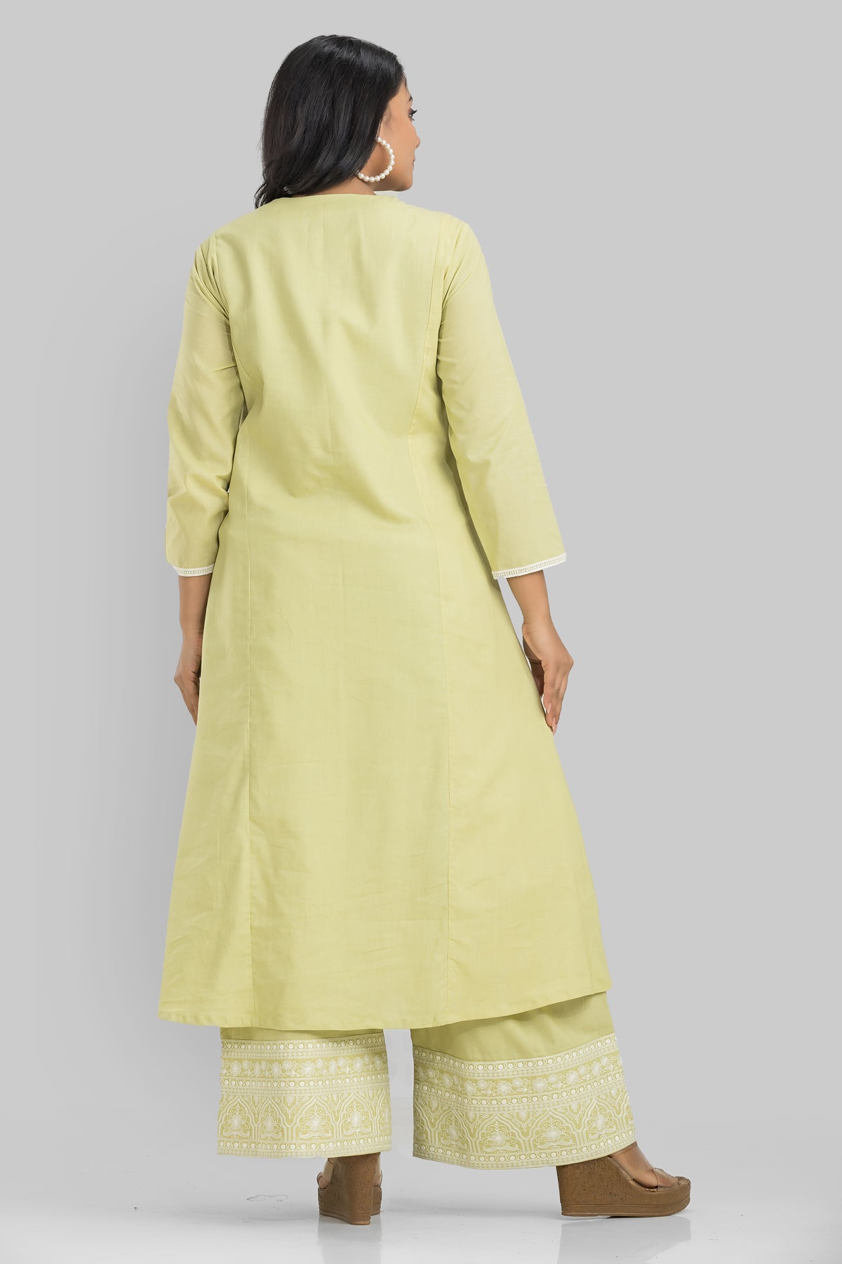 Sacred Suta Designer Kurta-Palazo Pant Set