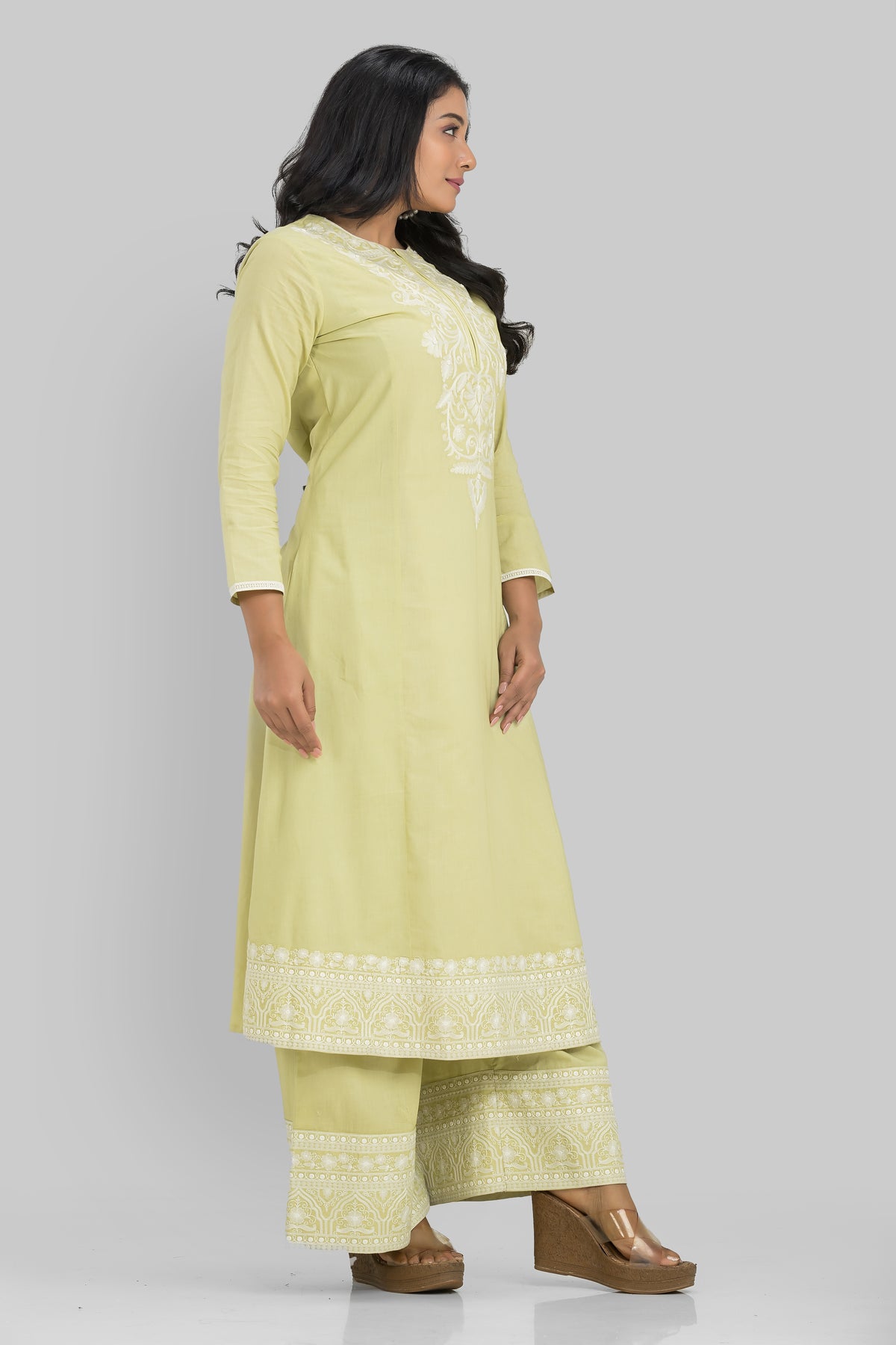 Sacred Suta Designer Kurta-Palazo Pant Set