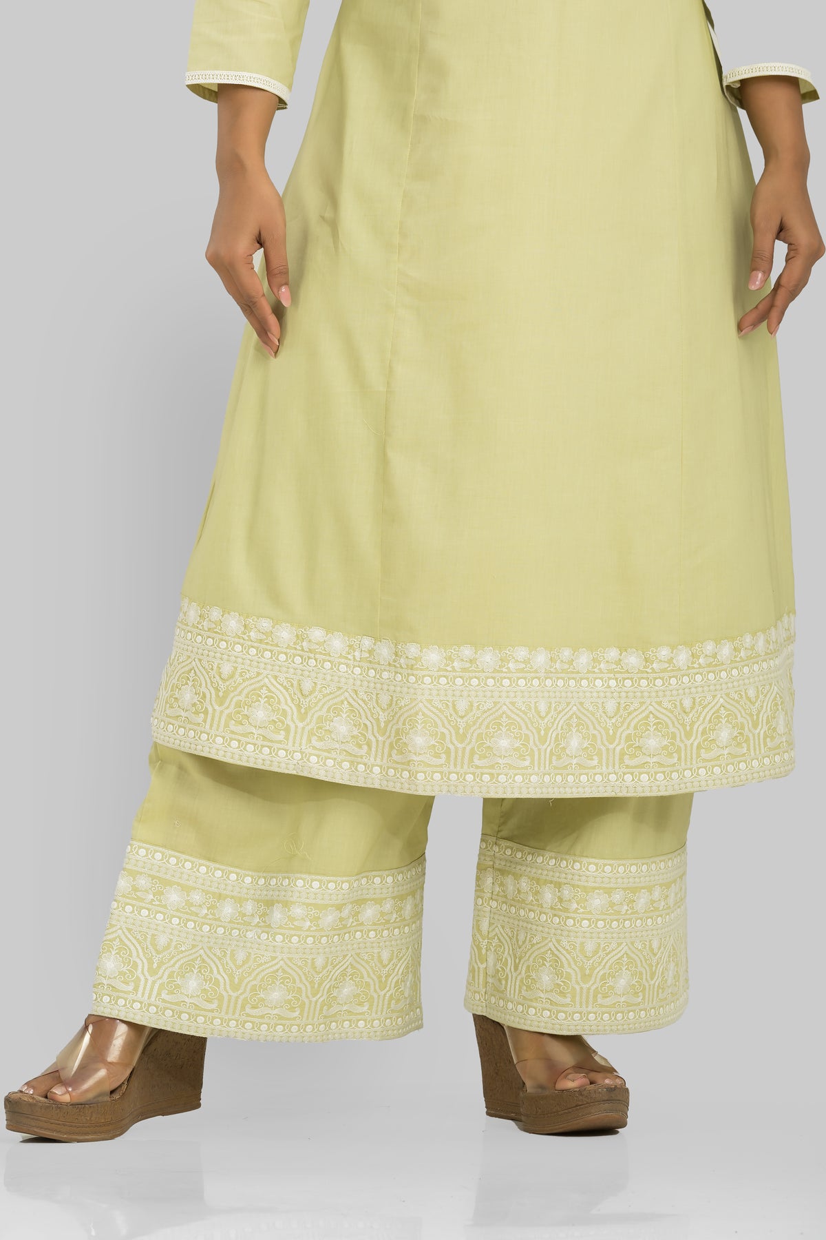 Sacred Suta Designer Kurta-Palazo Pant Set