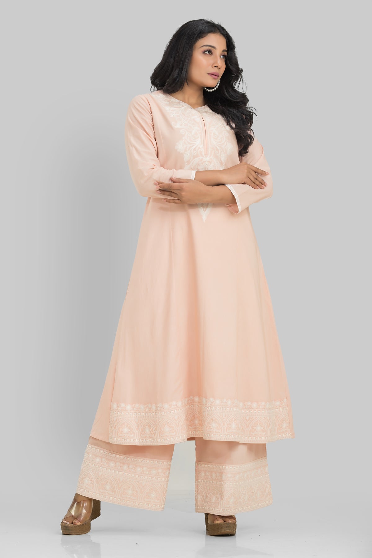 Sacred Suta Designer Kurta-Palazo Pant Set