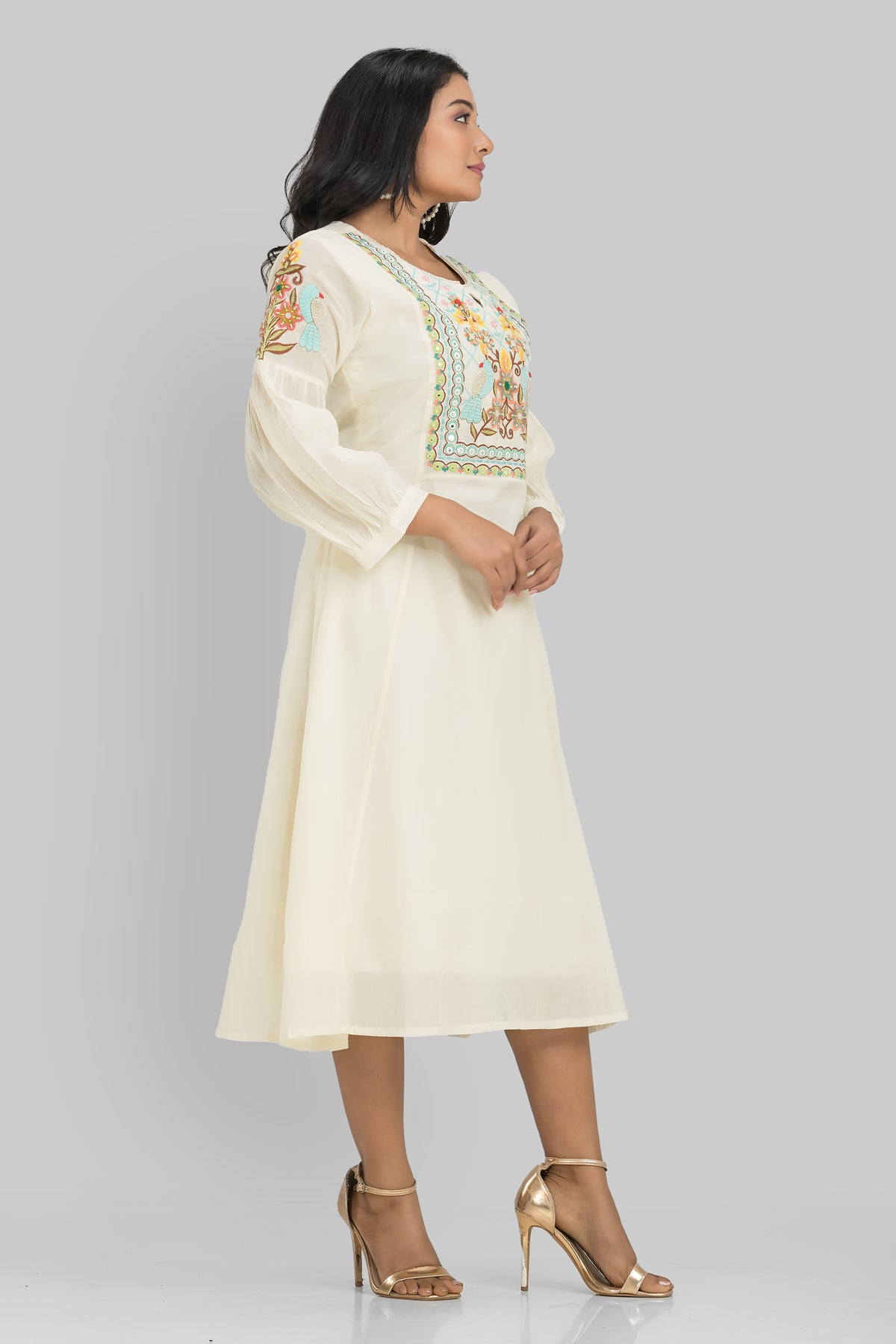 Sacred Suta Mulmul Designer Dress