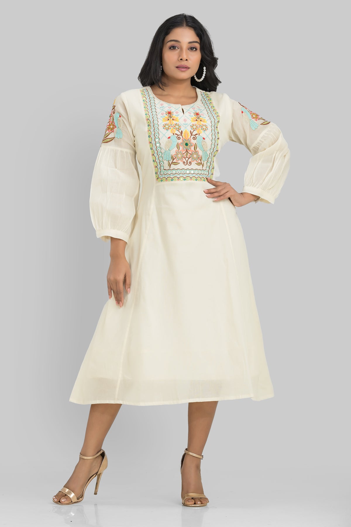 Sacred Suta Mulmul Designer Dress