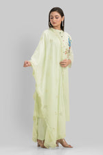 Sacred Suta Hand Painted Kurta Set_Basra collection