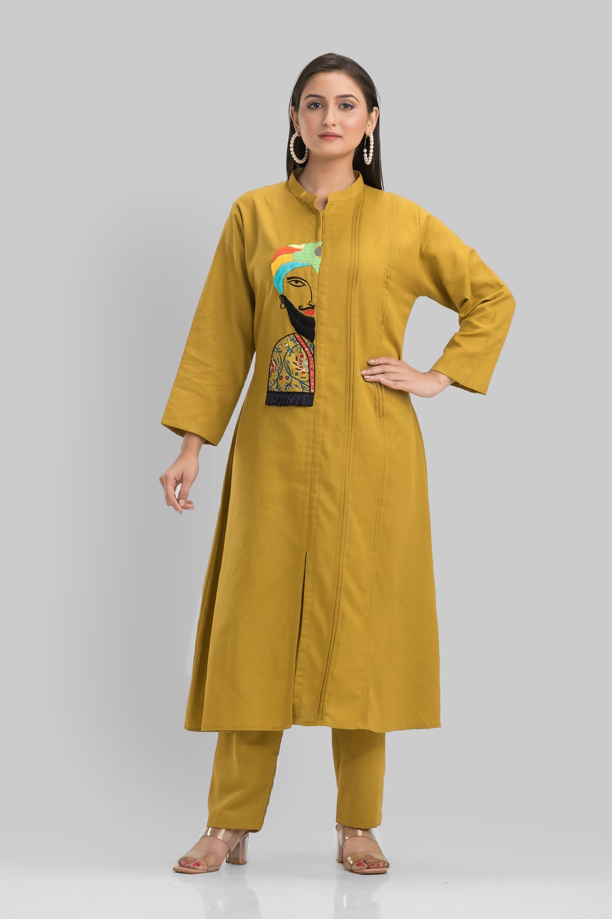 Sacred Suta Embroidered Kurta Pant Set