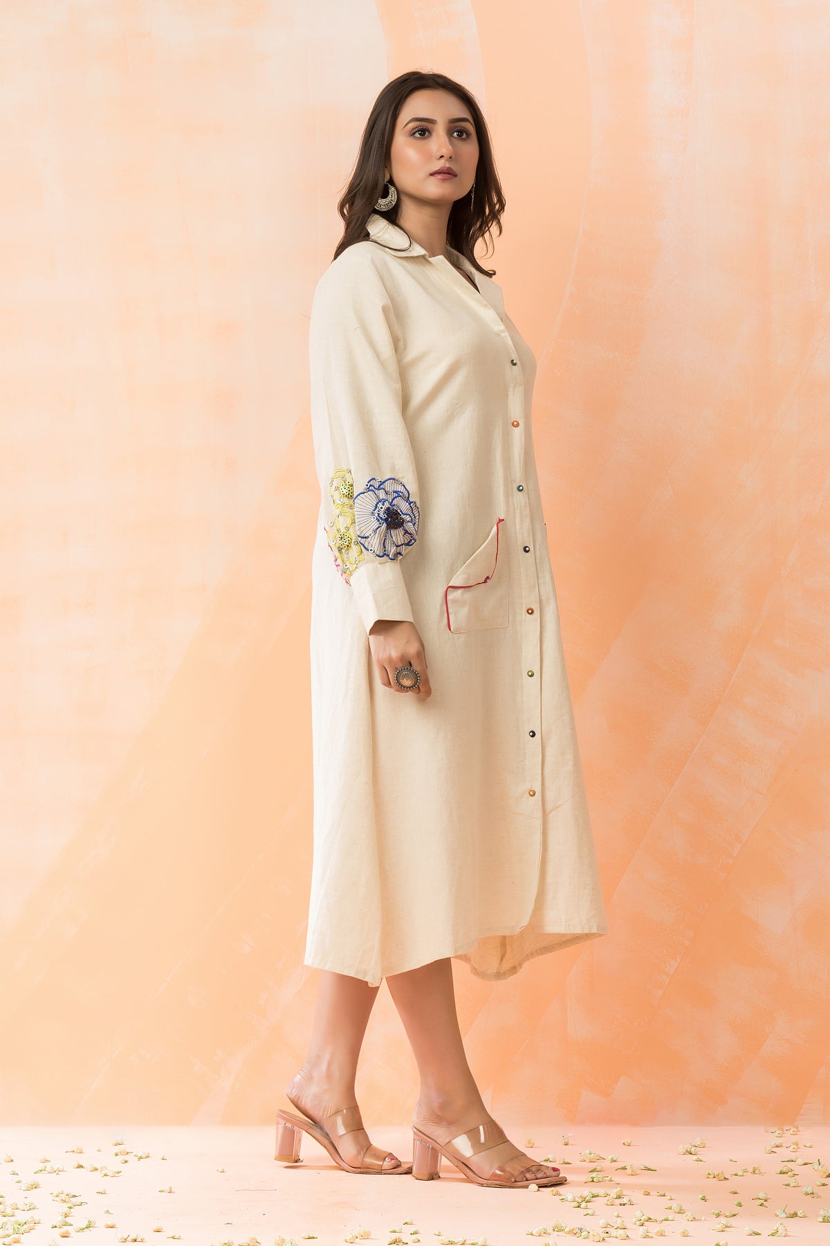 Embroidered Cotton Dress