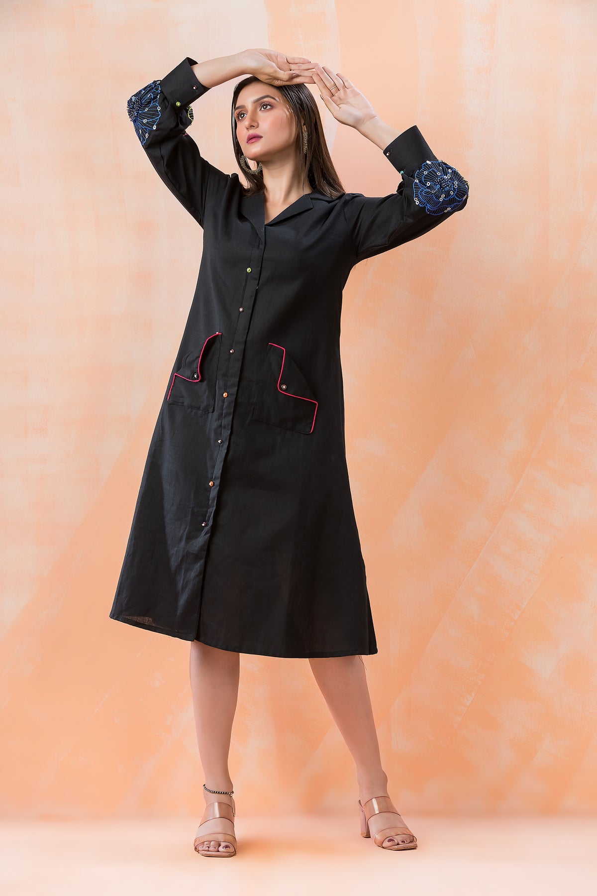 Embroidered Cotton Dress