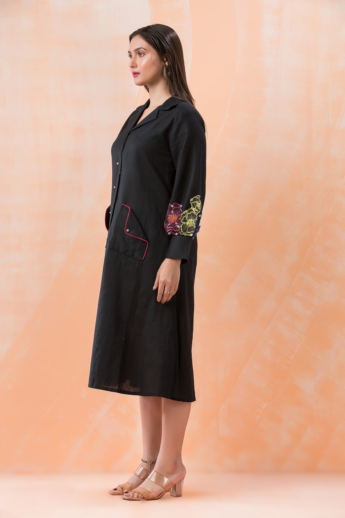 Embroidered Cotton Dress