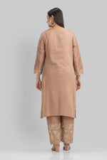 Sacred Suta Embroidered Cotton Kurta-Pant Set