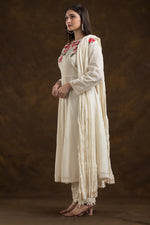 Designer Muslin Kurta-Pant-Dupatta Set