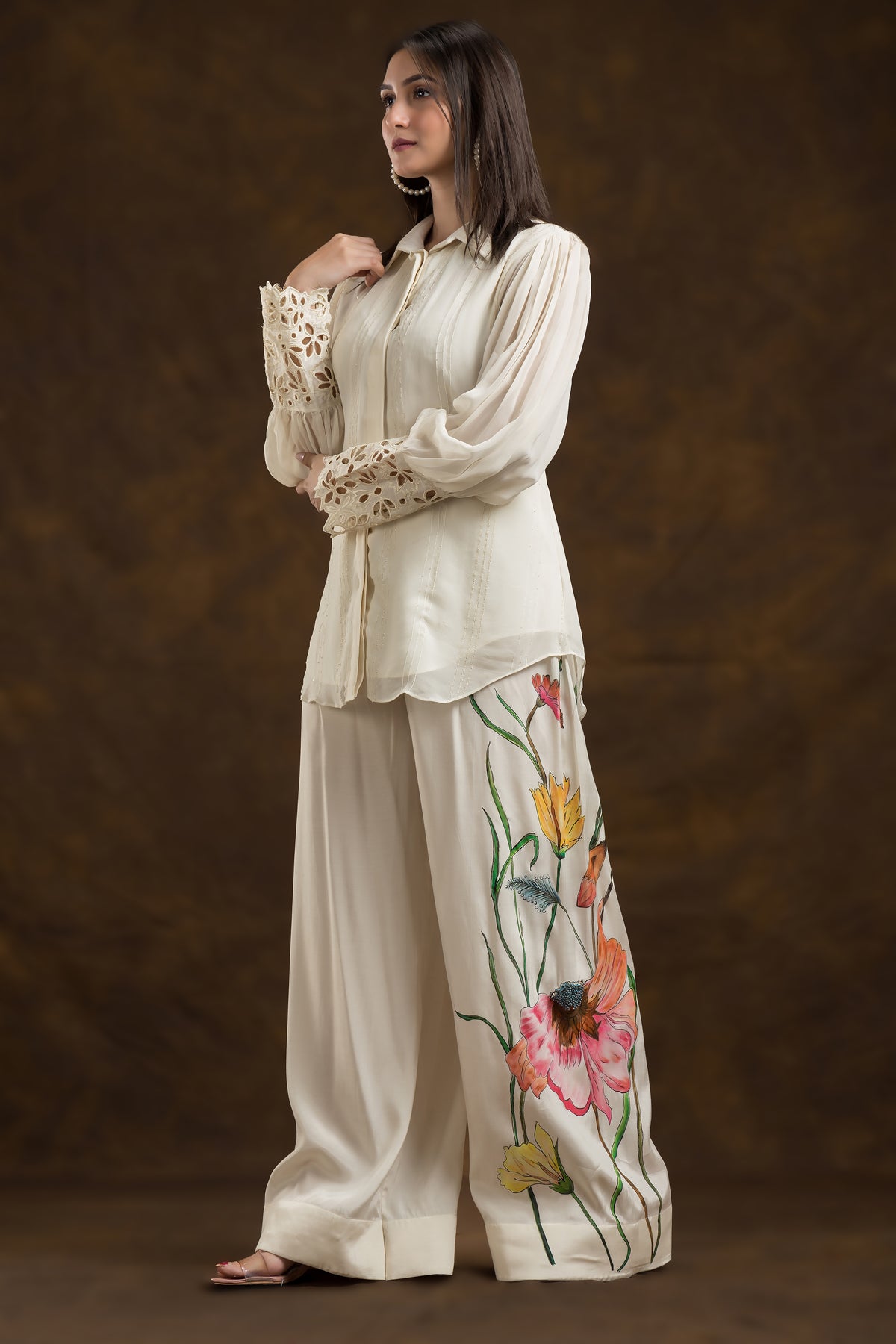 Designer Georgette Kurta-Palazo Set