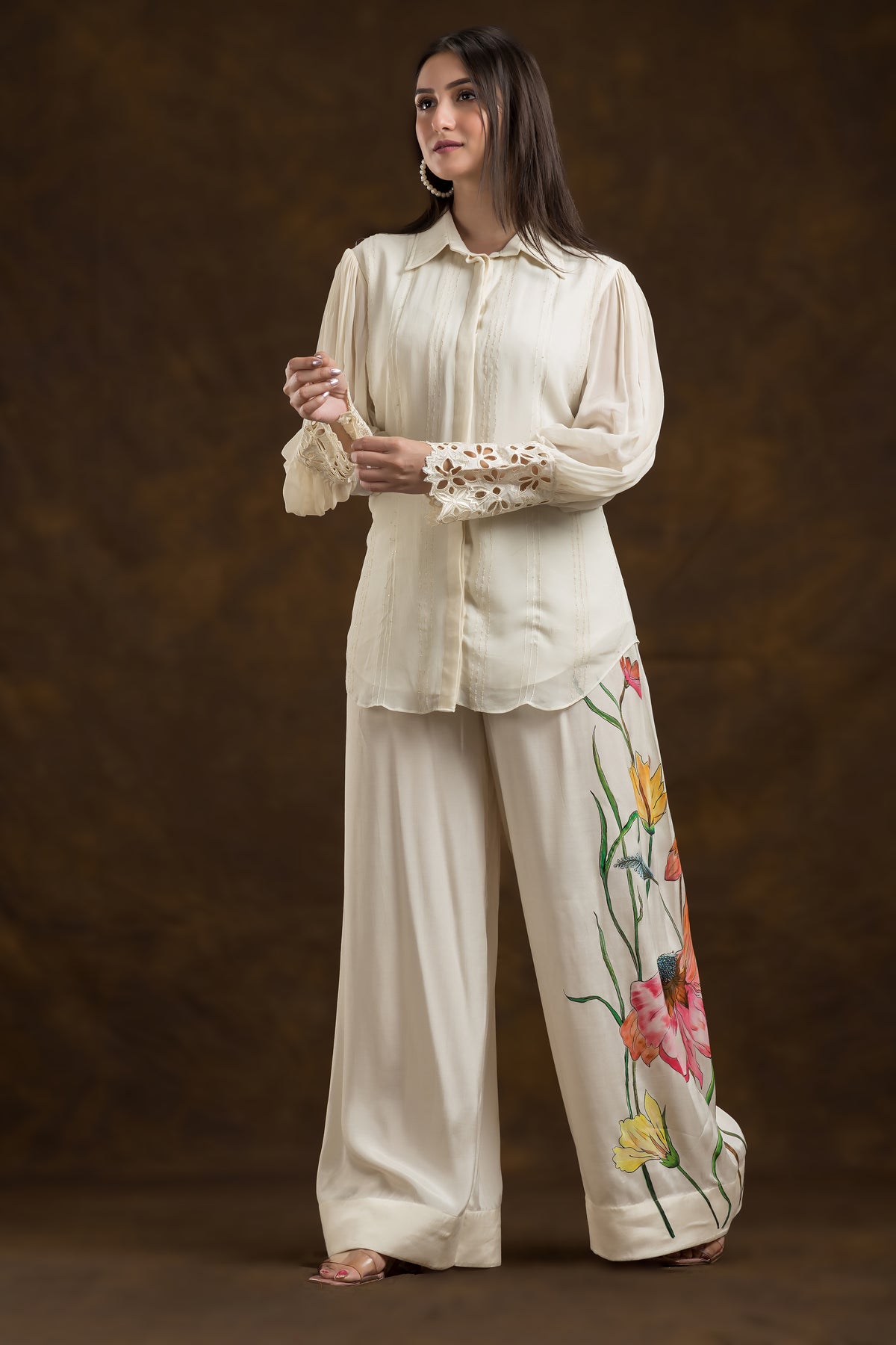 Designer Georgette Kurta-Palazo Set