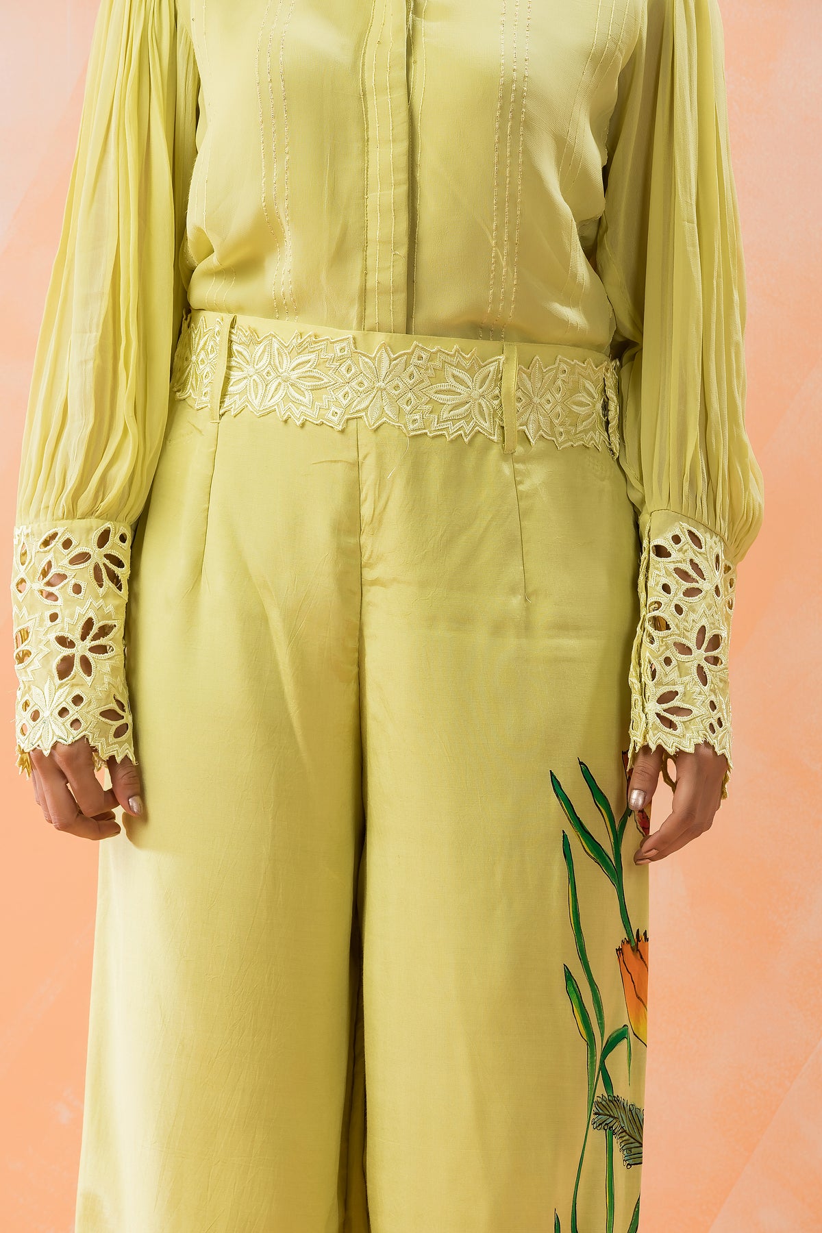 Designer Georgette Kurta-Palazo Set