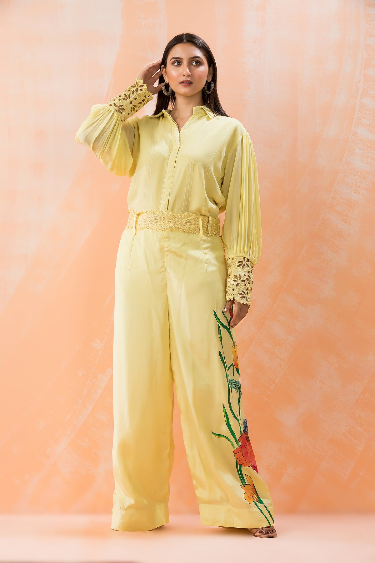 Designer Georgette Kurta-Palazo Set